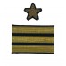 КАПИТАН 3-го Ранга, нарукавный знак офицеров ВМФ СССР, обр. 1943 г.